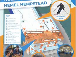 Pistekaart The Snow Centre – Hemel Hempstead