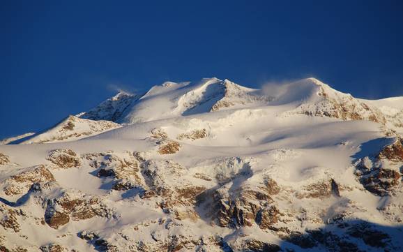 Grootste skigebied in de provincie Vercelli – skigebied Alagna Valsesia/Gressoney-La-Trinité/Champoluc/Frachey (Monterosa Ski)