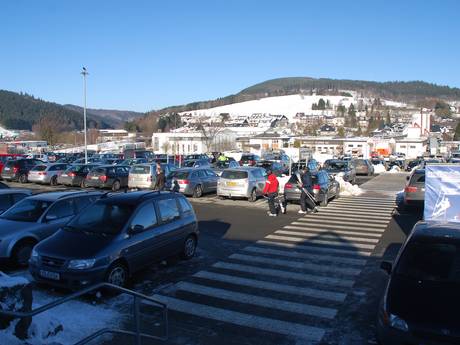 Sauerland: bereikbaarheid van en parkeermogelijkheden bij de skigebieden – Bereikbaarheid, parkeren Willingen – Ettelsberg