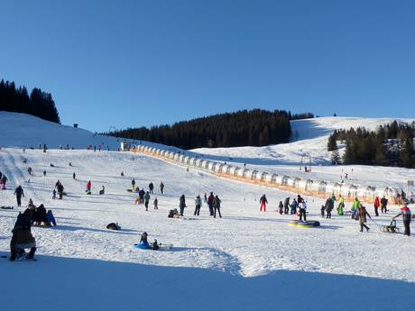 Skigebieden voor beginners in het Lammertal – Beginners Postalm am Wolfgangsee