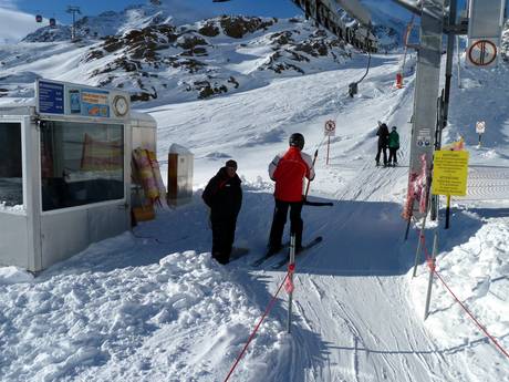 5 Tiroolse gletsjers: vriendelijkheid van de skigebieden – Vriendelijkheid Pitztaler Gletscher (Pitztal-gletsjer)