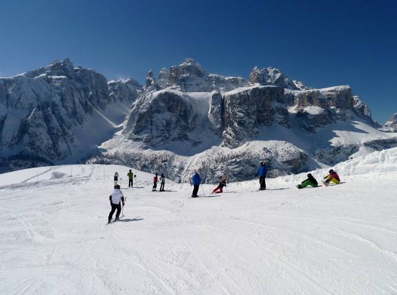 Alta Badia ligt direct aan de bekende Sellastock