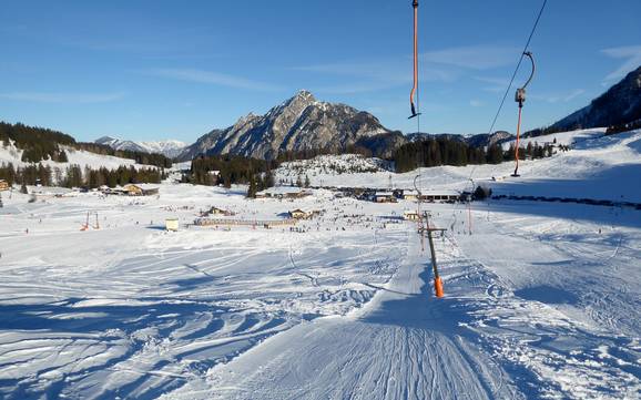 Beste skigebied in de Salzkammergut-bergen – Beoordeling Postalm am Wolfgangsee