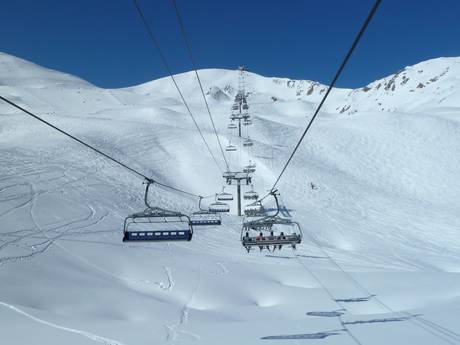 Tarentaise: beste skiliften – Liften Tignes/Val d'Isère