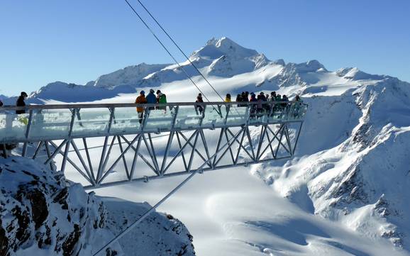 Grootste hoogteverschil op de 5 Tiroolse gletsjers – skigebied Sölden