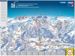 Pistekaart Kronplatz (Plan de Corones)