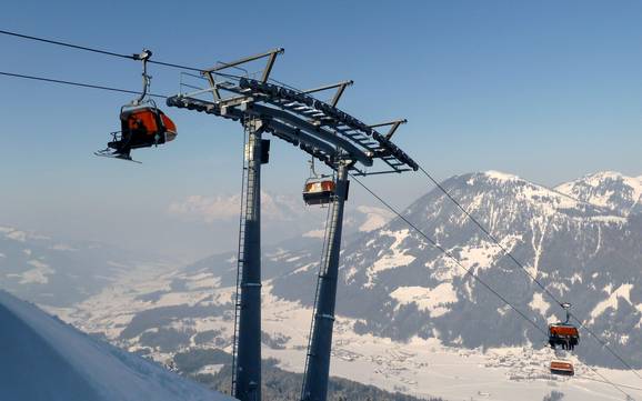 Loferer en Leoganger Steinbergen: beste skiliften – Liften Buchensteinwand (Pillersee) – St. Ulrich am Pillersee/St. Jakob in Haus/Hochfilzen