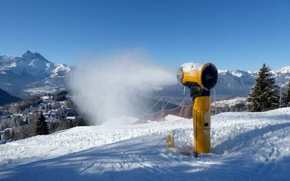 Sneeuwzekerheid Lake Geneva Region – Sneeuwzekerheid Villars/Gryon/Les Diablerets