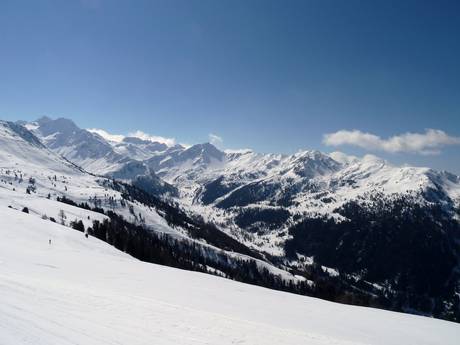 Walliser Alpen: Grootte van de skigebieden – Grootte 4 Vallées – Verbier/La Tzoumaz/Nendaz/Veysonnaz/Thyon