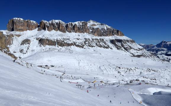 Skiën bij Malga Ciapela