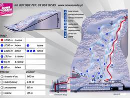 Pistekaart Nowa Osada – Wisła