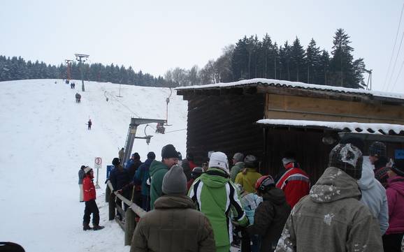 Grootste hoogteverschil in het bestuursdistrict Freising – skigebied Hanslmühle – Mauern