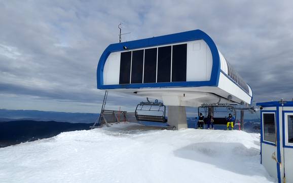 federatie Bosnië en Herzegovina: beste skiliften – Liften Babin Do – Bjelašnica