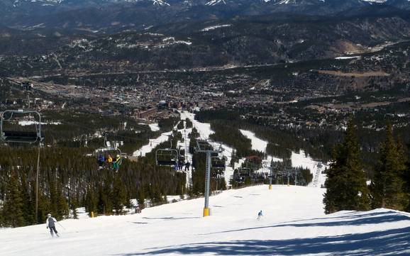 Hoogste skigebied in de Mountain States – skigebied Breckenridge