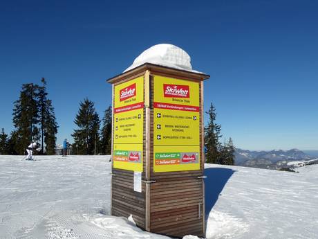 Kufstein: oriëntatie in skigebieden – Oriëntatie SkiWelt Wilder Kaiser-Brixental