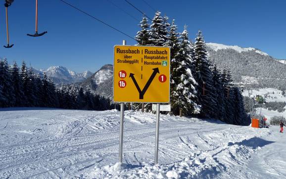 Lammertal: oriëntatie in skigebieden – Oriëntatie Dachstein West – Gosau/Russbach/Annaberg