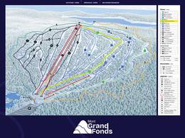 Pistekaart Le Mont Grand-Fonds