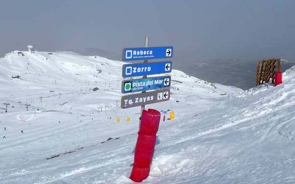 Zuid-Spanje: oriëntatie in skigebieden – Oriëntatie Sierra Nevada – Pradollano