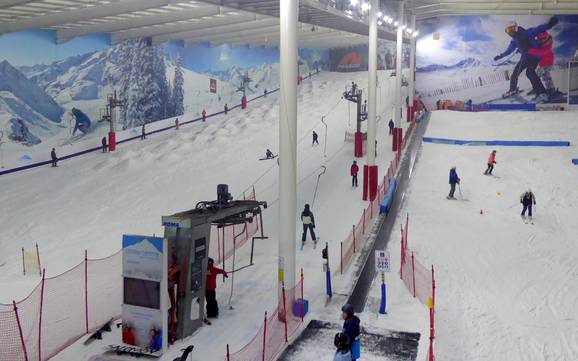 Oost-Engeland: Grootte van de skigebieden – Grootte The Snow Centre – Hemel Hempstead