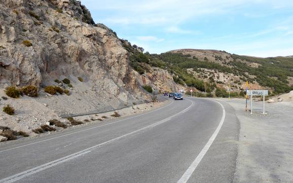 Zuid-Spanje: bereikbaarheid van en parkeermogelijkheden bij de skigebieden – Bereikbaarheid, parkeren Sierra Nevada – Pradollano