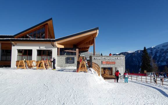 Hutten, Bergrestaurants  Madonna di Campiglio/&#8203;Pinzolo/&#8203;Val Rendena – Bergrestaurants, hutten Madonna di Campiglio/Pinzolo/Folgàrida/Marilleva